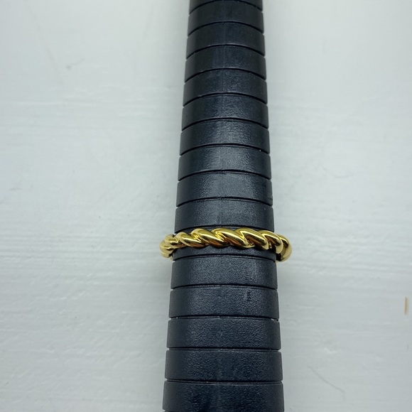 Gold Vermeil 925 PAJ Twist Wrap Ring - Picture 4 of 11